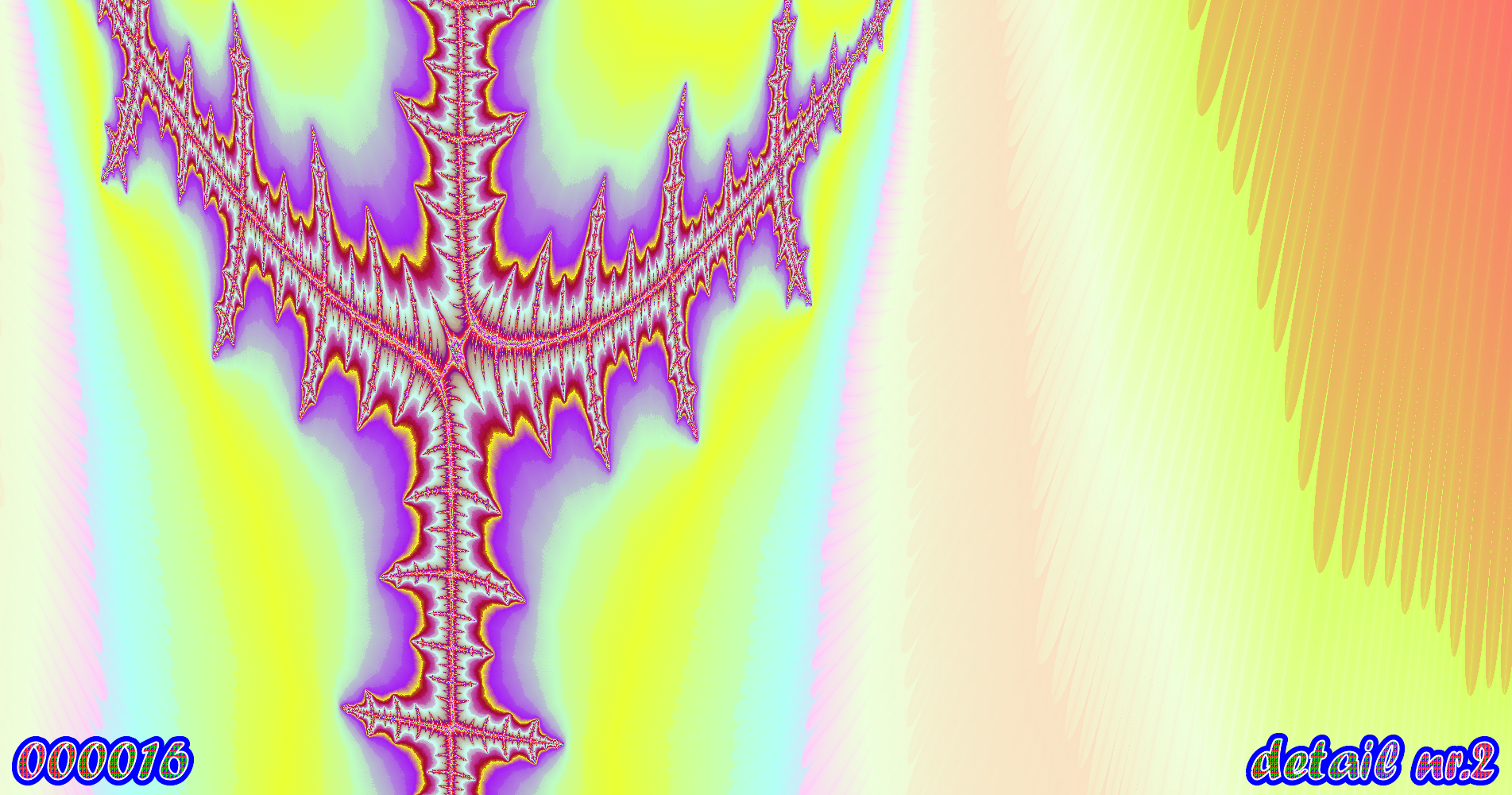 fractal kunst nr. 000016 ,detail nr. 2