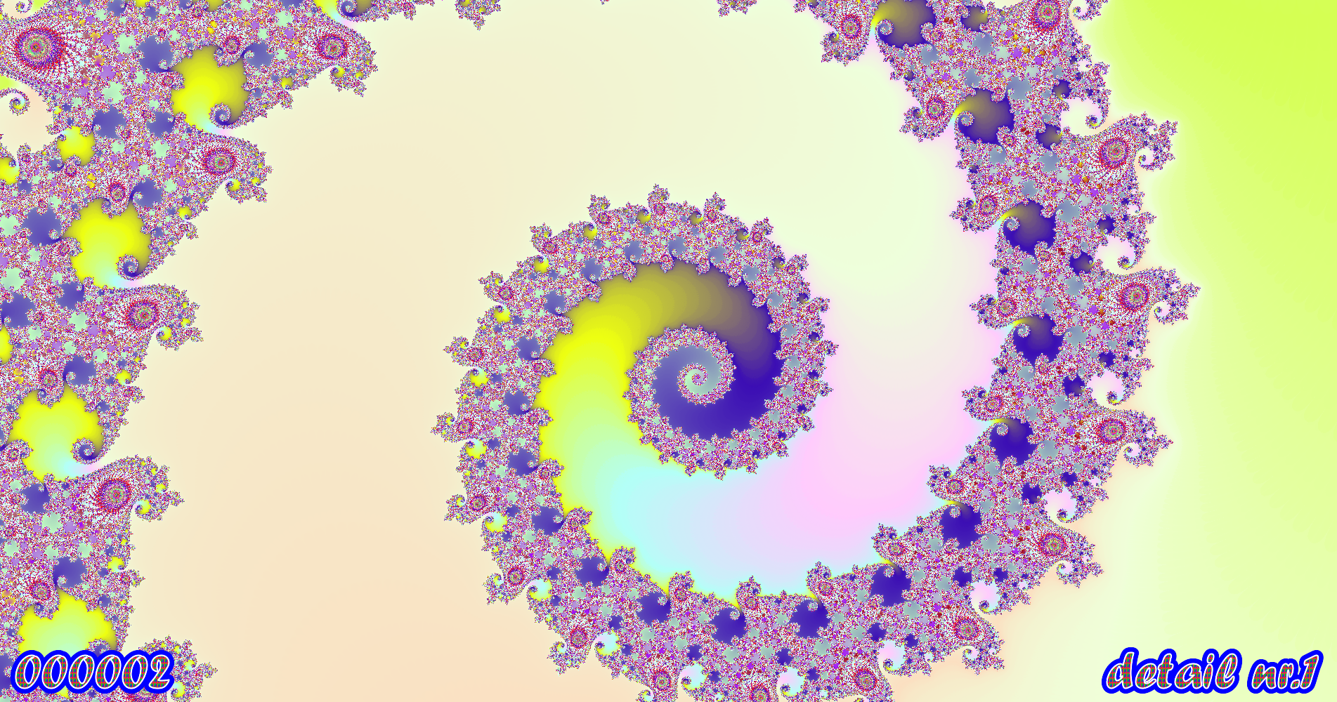 fractal kunst nr. 000002 ,detail nr. 1