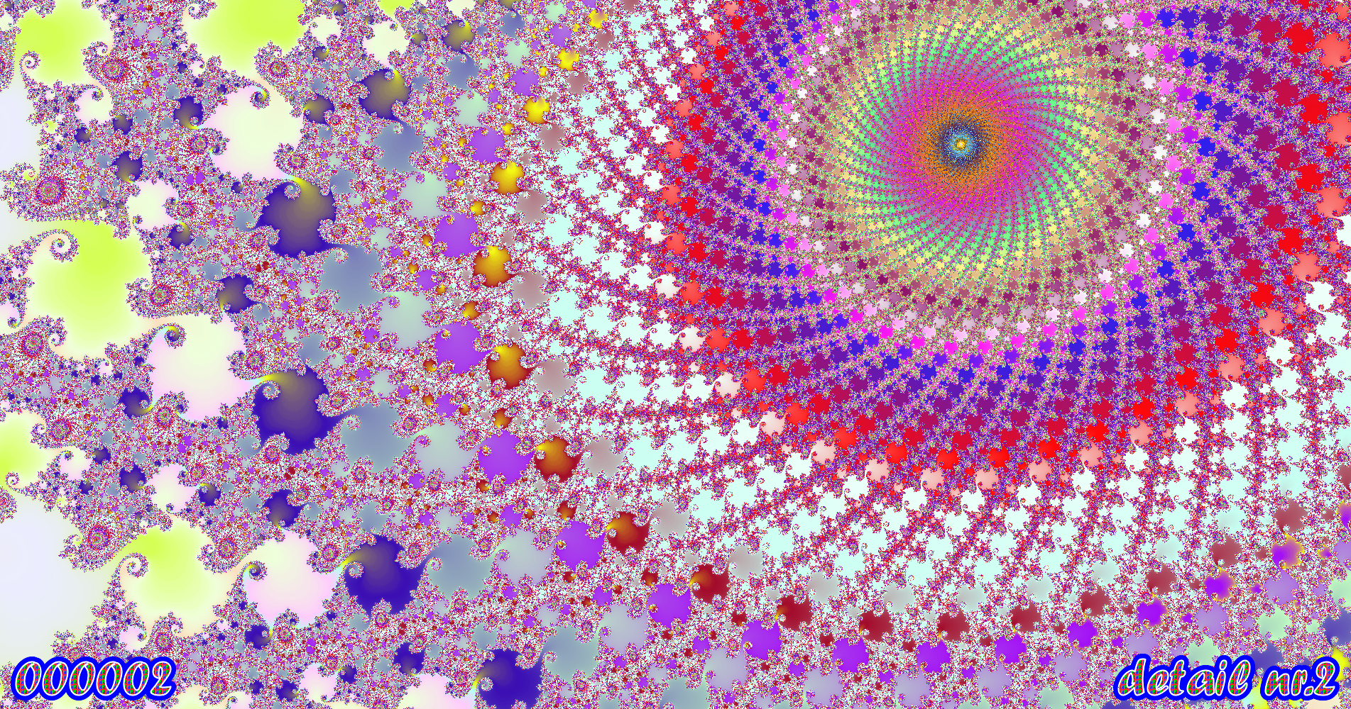 fractal kunst nr. 000002 ,detail nr. 2