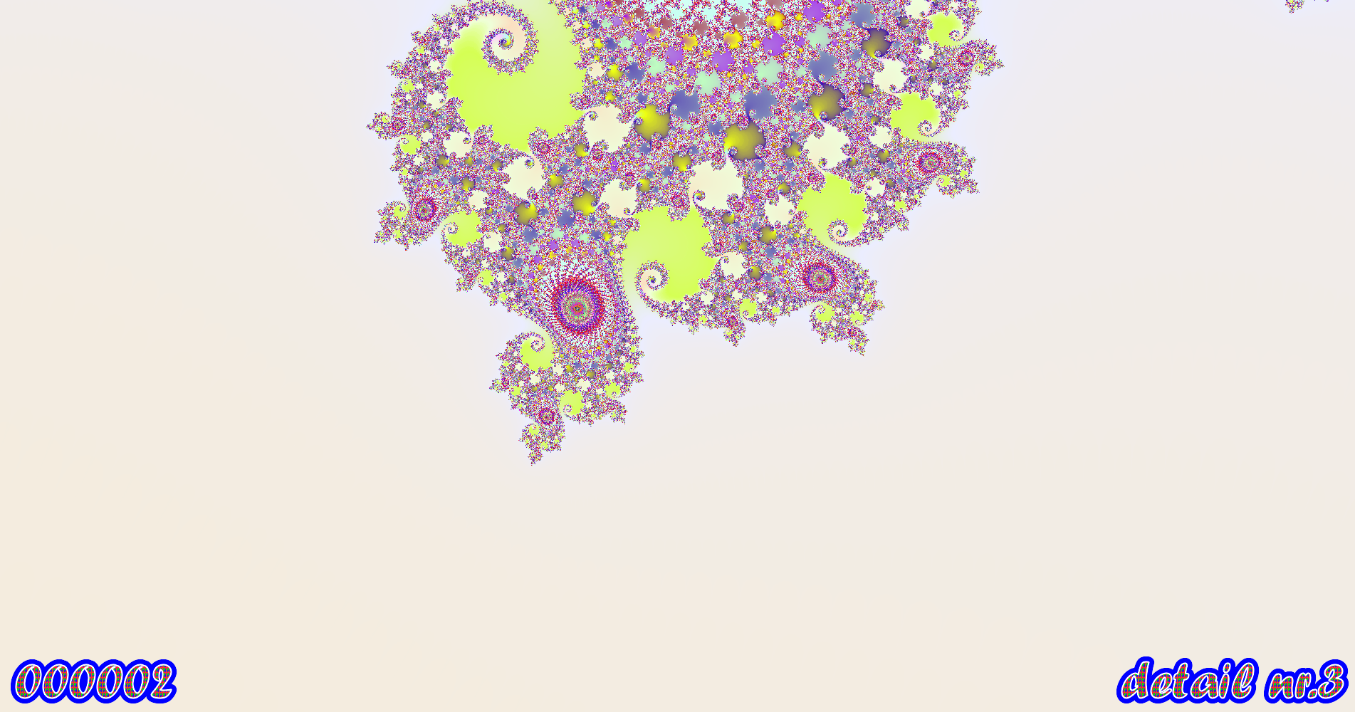 fractal kunst nr. 000002 ,detail nr. 3