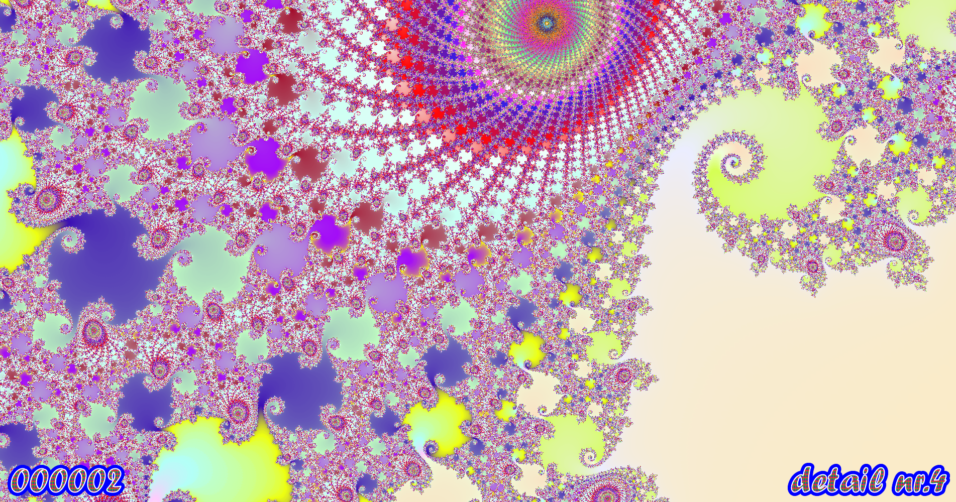 fractal kunst nr. 000002 ,detail nr. 4
