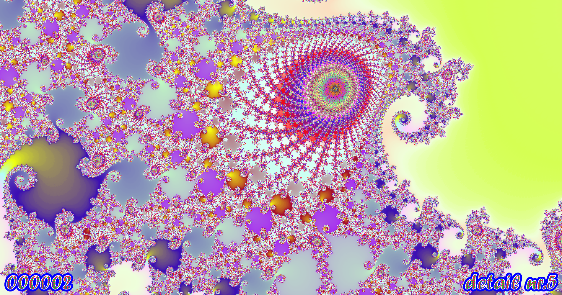 fractal kunst nr. 000002 ,detail nr. 5