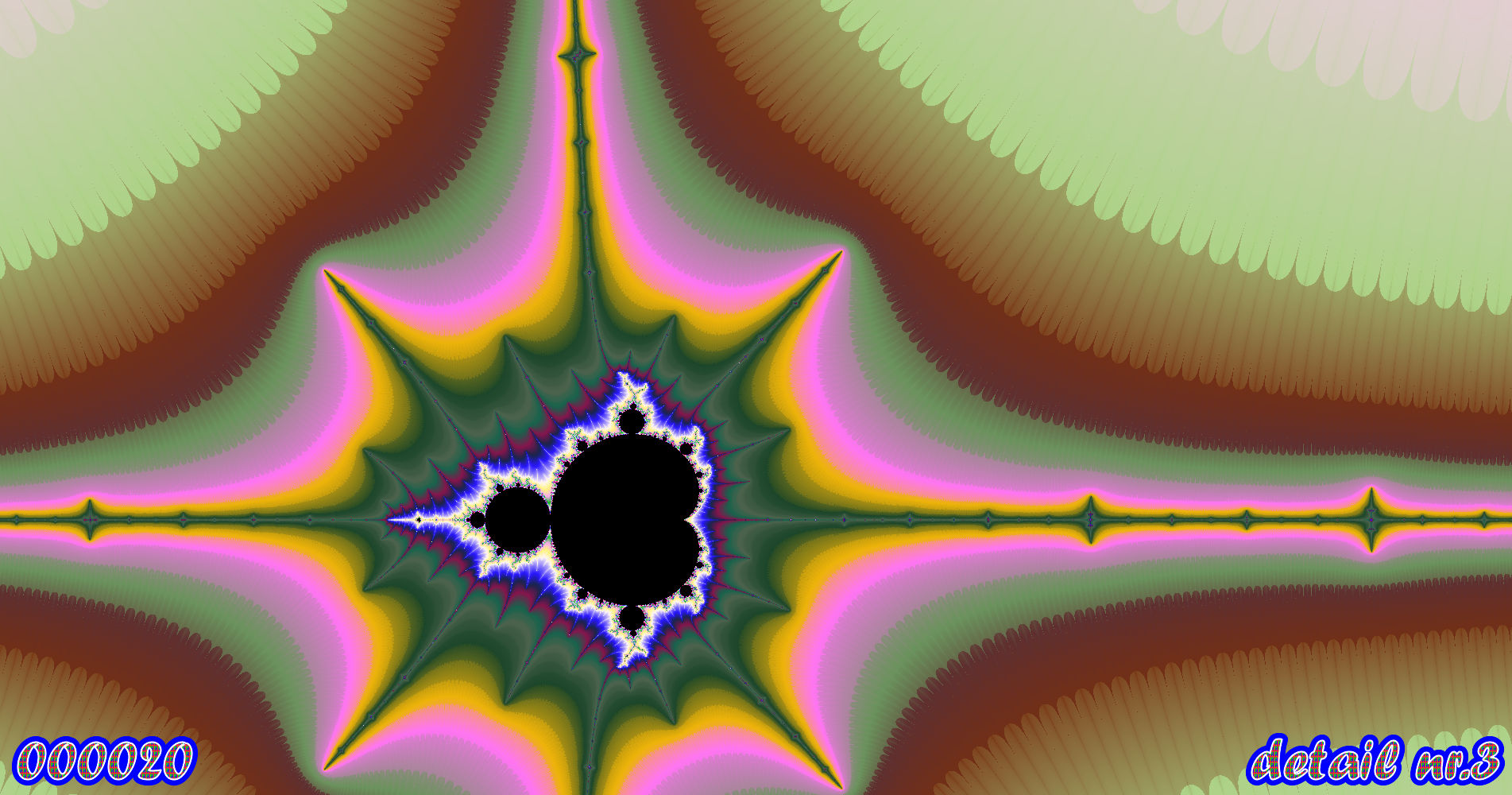 fractal kunst nr. 000020 ,detail nr. 3