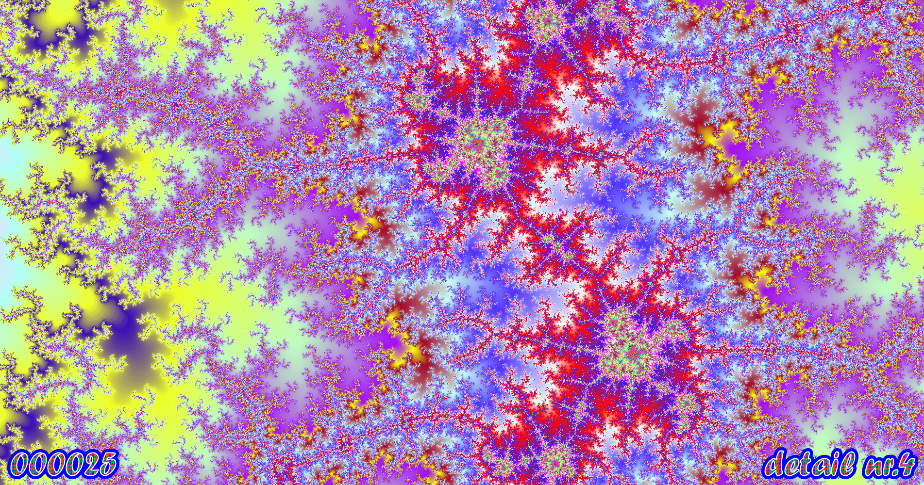 fractal kunst nr. 000025 ,detail nr. 4