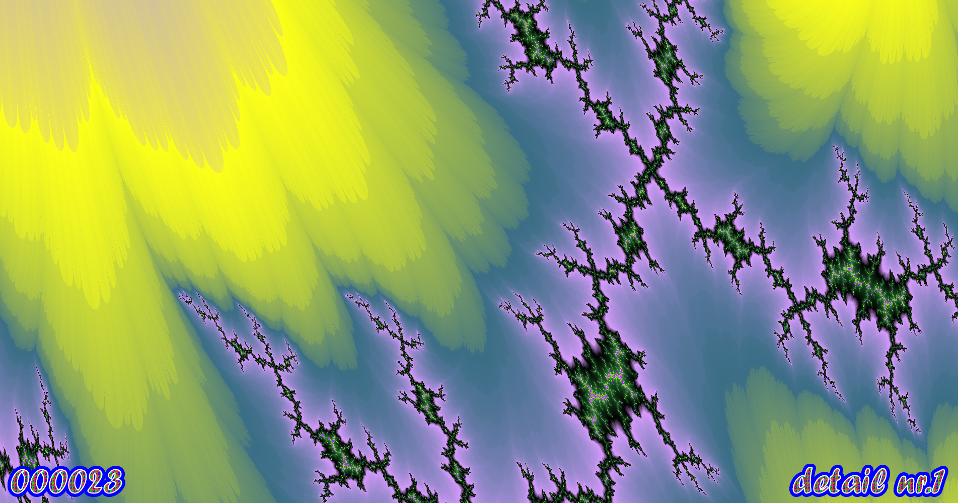 fractal kunst nr. 000023 ,detail nr. 1