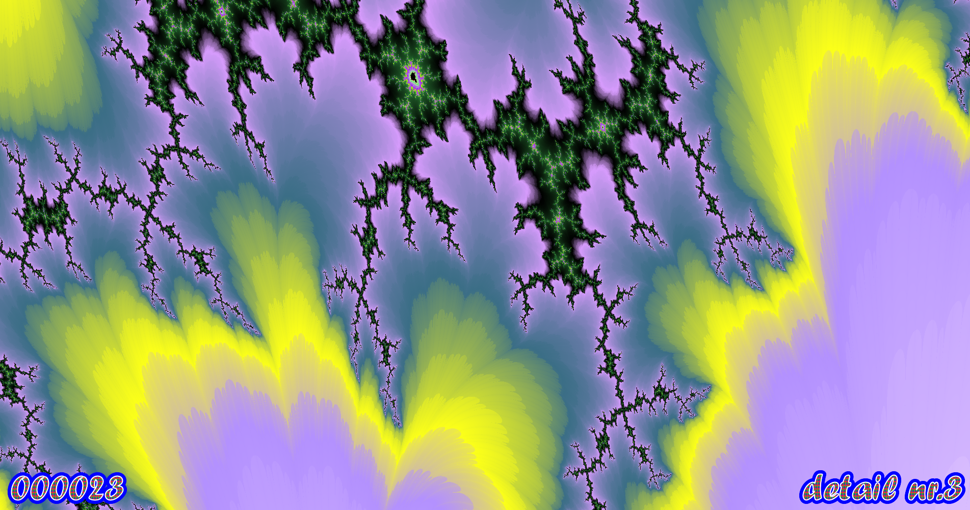 fractal kunst nr. 000023 ,detail nr. 3
