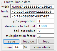 Basic info fields for your Fractal.
