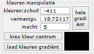  kleurenmanipulatie in je fractal